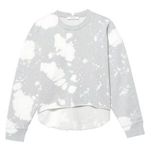 Frame Gray and White Splatter Sweatshirt